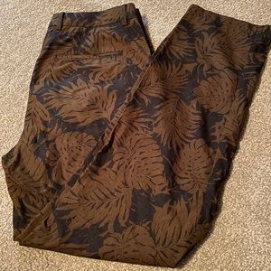 Vince palm print chinos